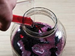 добиваемся сбражевания для приготовления вина